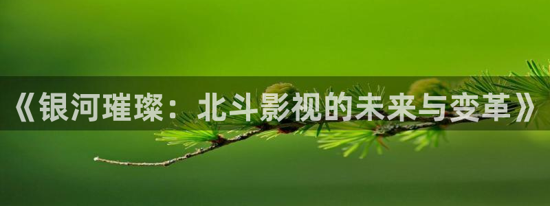 酷客影院 電視劇：《銀河璀璨：北斗影視的未來與變革》